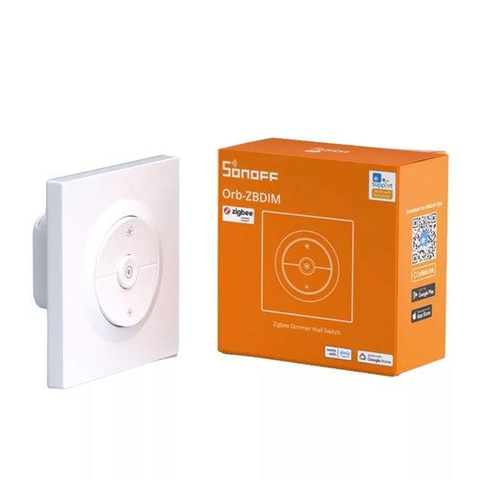 SONOFF MINI-ZBDIM-E Orb-ZBDIM Zigbee Dimmer Wall Switch Power Monitoring white