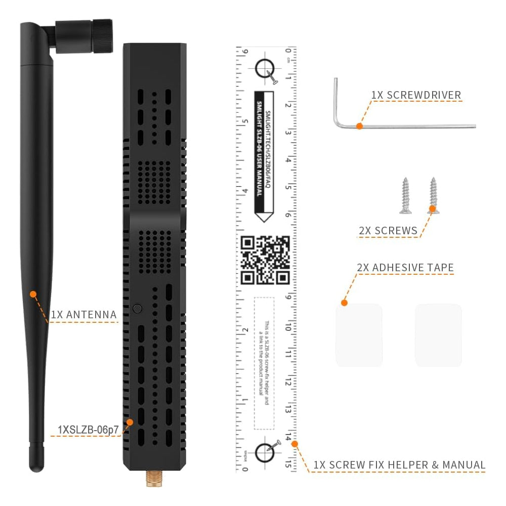 SMLIGHT SLZB-06p7U Zigbee PoE USB Wi-Fi Adapter Zigbee2MQTT ZHA Thread CC2652P7
