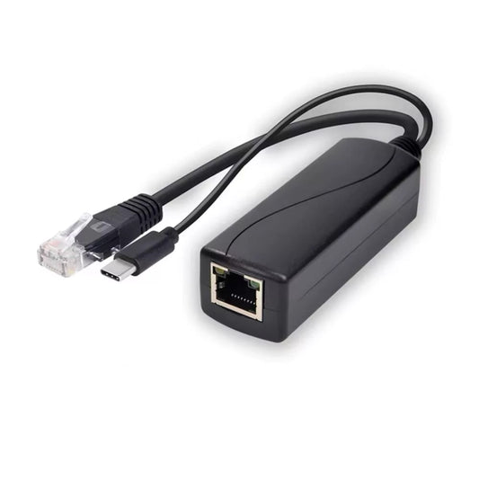 SMLIGHT PoE Splitter LAN Ethernet 100 Mbps + USB-C Power für Zigbee SLZB Dongle