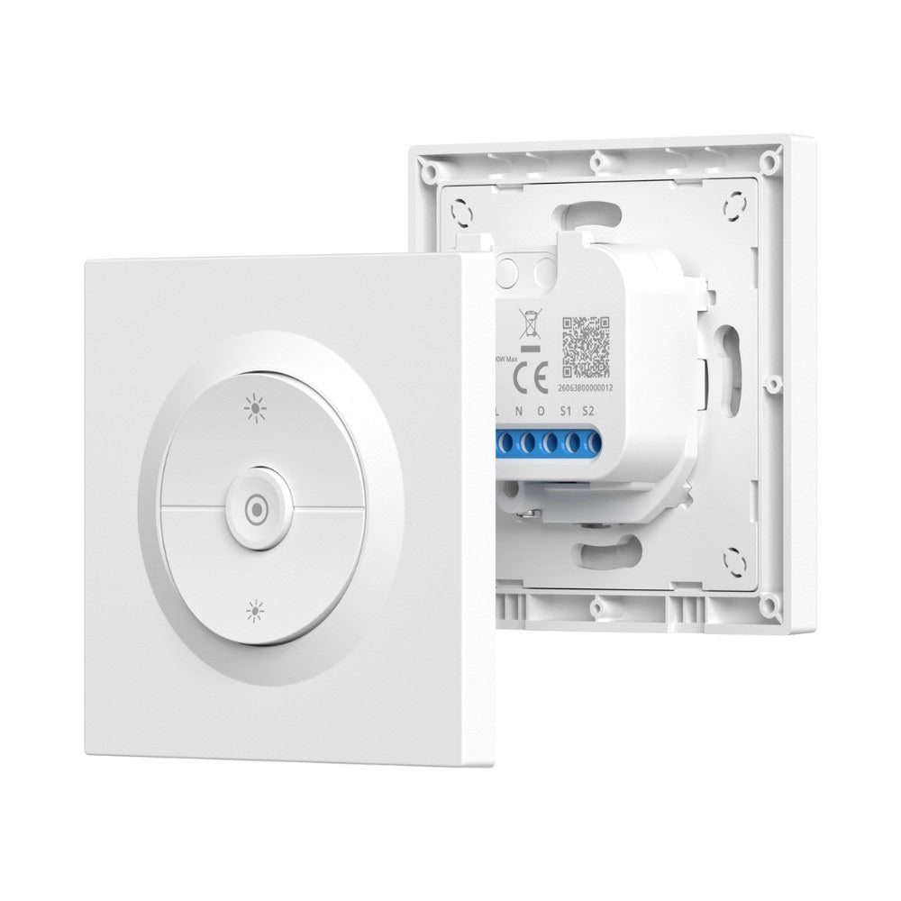 SONOFF MINI-ZBDIM-E Orb-ZBDIM Zigbee Dimmer Wall Switch Power Monitoring white