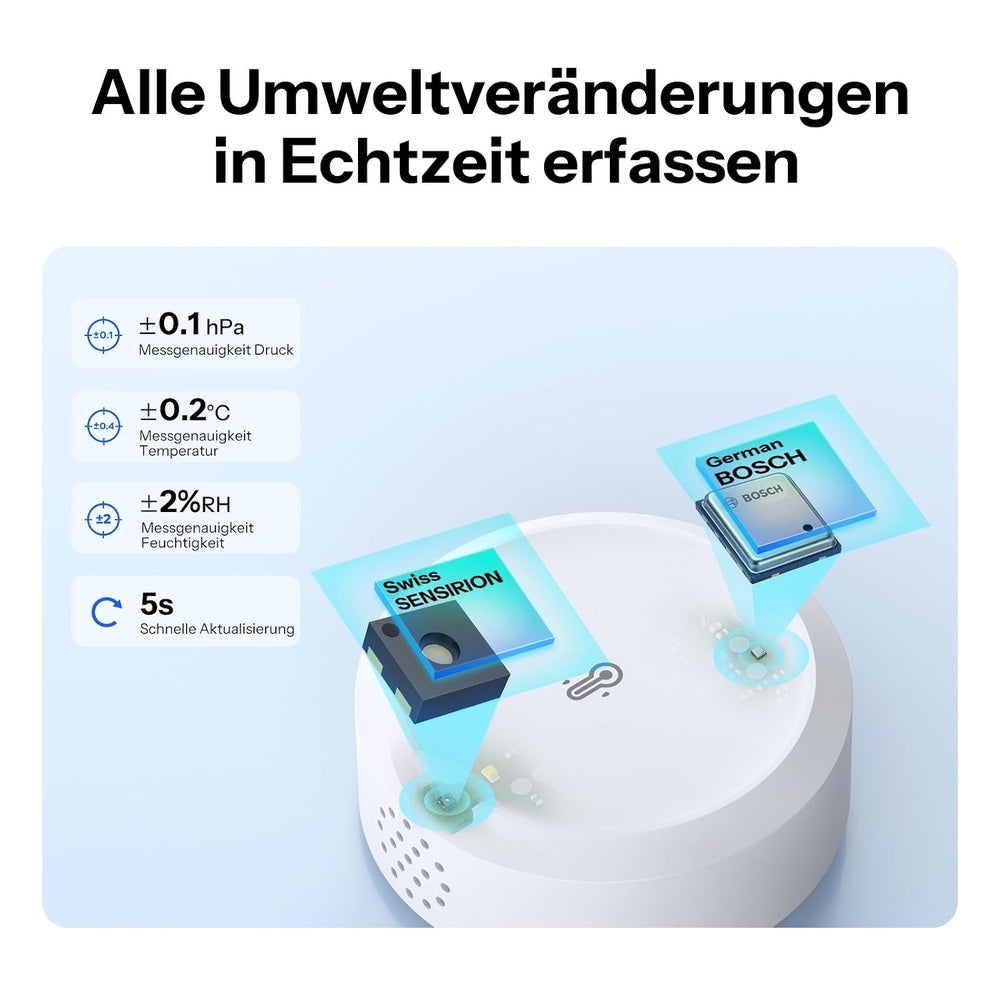 Sonoff SNZB-02M AirGuard TH Zigbee Temperatur Feuchte Luftdruck Sensor