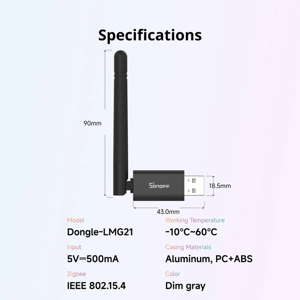 Home Assistant Green Smart Home Hub 2X USB Gigabit LAN opt. Sonoff Zigbee Dongle