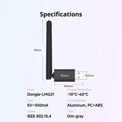 Home Assistant Green Smart Home Hub 2X USB Gigabit LAN opt. Sonoff Zigbee Dongle