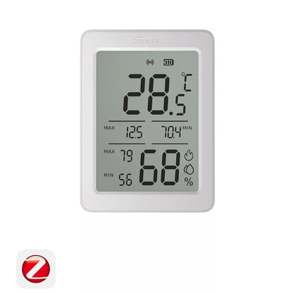 SONOFF AirGuard TH SNZB-02DR2 Zigbee Temperatur Feuchtigkeitssensor 3.6 Zoll LCD