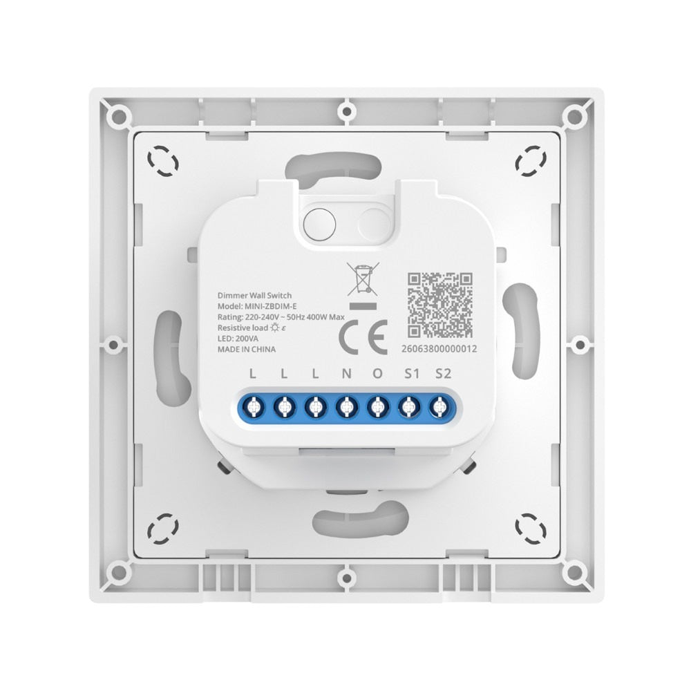 SONOFF MINI-ZBDIM-E Orb-ZBDIM Zigbee Dimmer Wall Switch Power Monitoring white