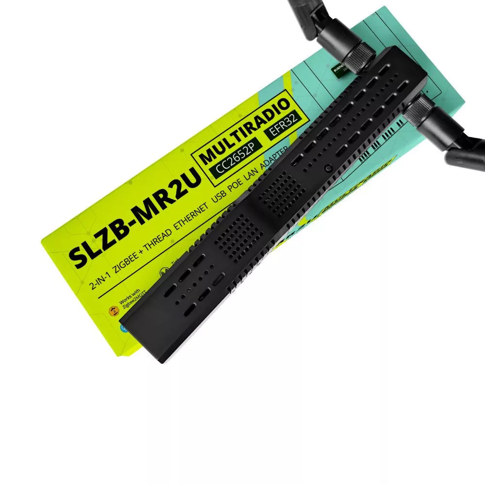 SMLIGHT SLZB-MR2U Zigbee Thread Multiradio CC2652P EFR32MG21 LAN PoE USB Wi-Fi