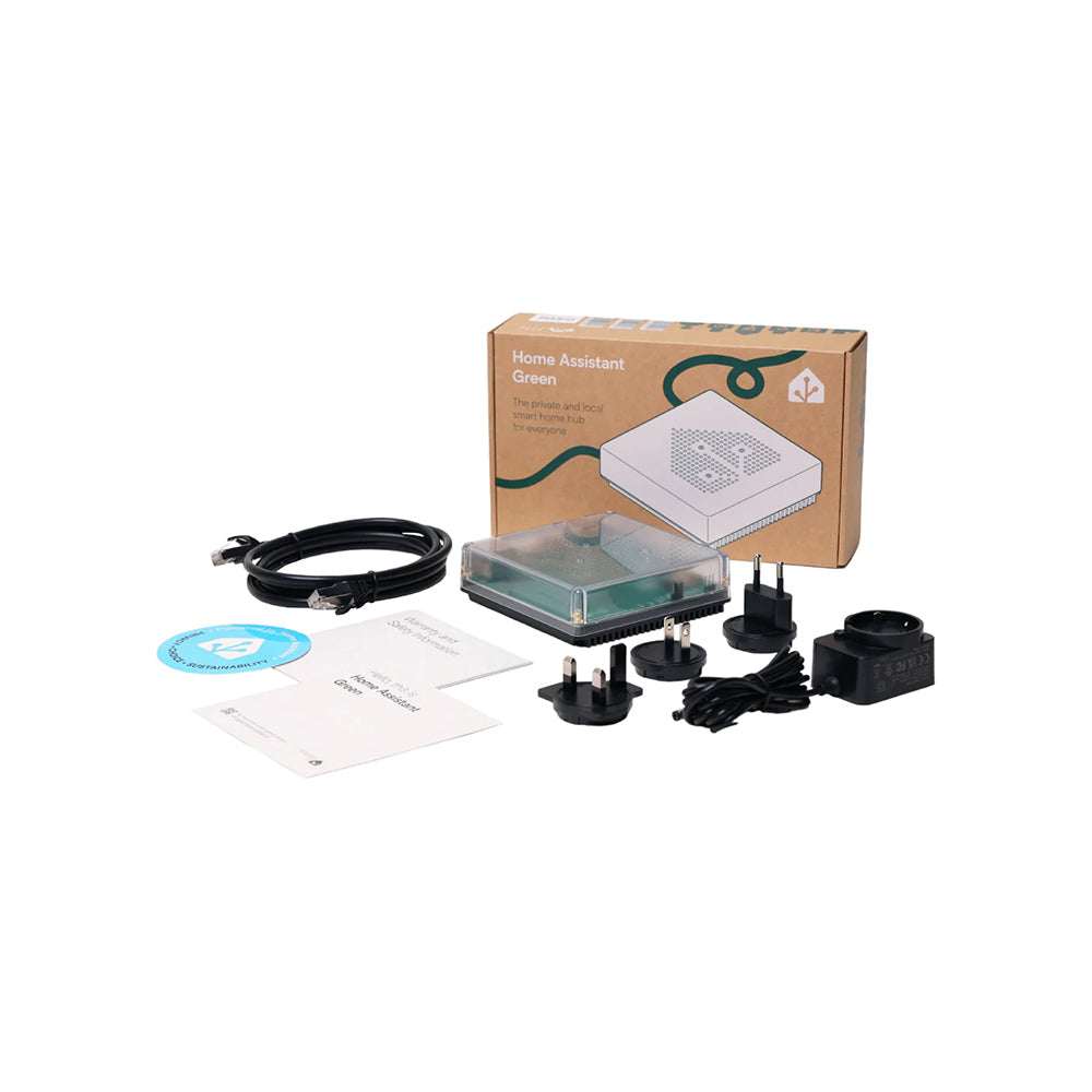 Home Assistant Green Smart Home Hub 2X USB, Gigabit LAN - opt. Connect ZWA-2